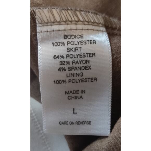 New York And Company Dress Womens LARGE Chiffon Ruffles Sleeveless Summer Classy - Picture 7 of 16